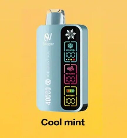 Silvaper Cool Mint 40000puffs 20mg