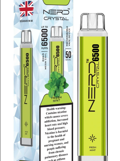 NERD Crystal Fresh Mint 55000pfs 20mg