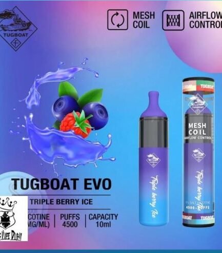 Tugboat Evo Triple Berry Ice 4500pfs