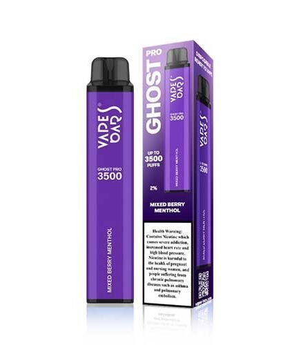 Vapes Bar Ghost Pro Mixed Berry Menthol 3500pfs