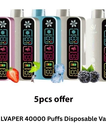 1 Deal Buy Any 5pcs Silvaper 40000puffs in 275AED