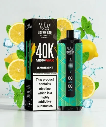 Crown Bar Lemon Mint 40k puffs 6mg