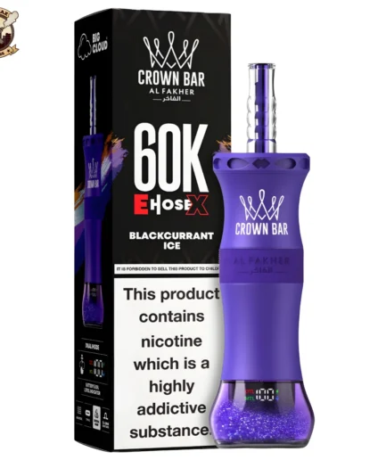Crown Bar Blackcurrant Ice 60K puffs